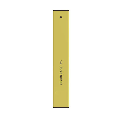 Pluma amarilla de Vape de la mini E batería disponible del cigarrillo 400Puffs 280mAh del limón
