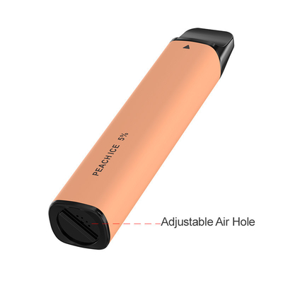 Dispositivo disponible ajustable 1100mAh 7.5ml de Vape de 1000 soplos de la circulación de aire